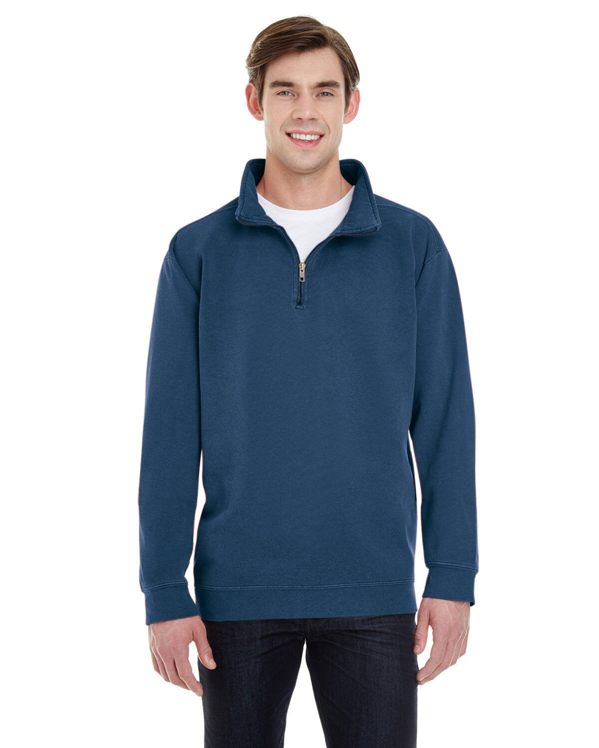 Comfort Colors® Stylish Quarter Zip Sweatshirt