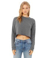 Bella + Canvas® Ladies Cropped Fleece Crew