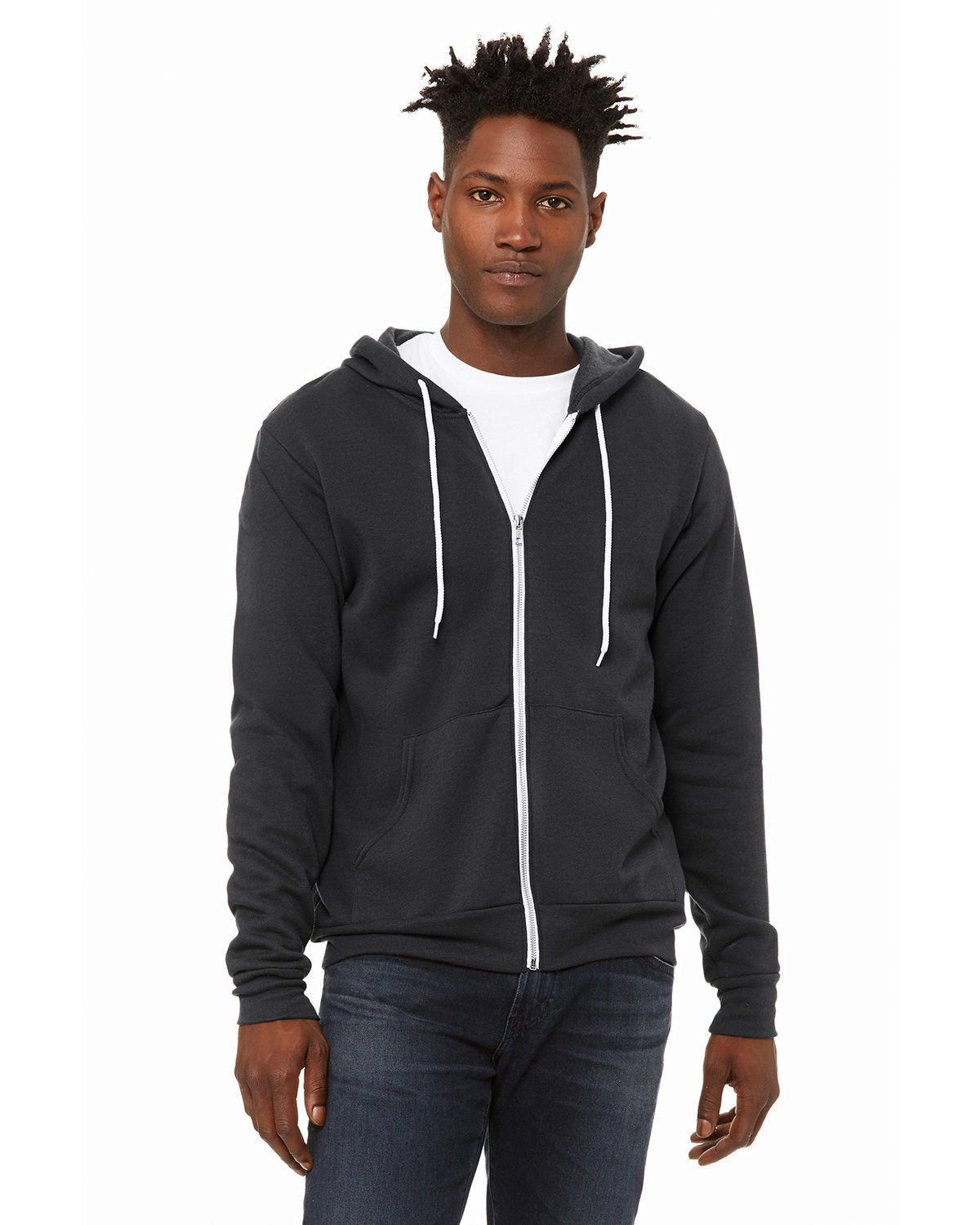 Bella + Canvas® Sponge Fleece Full-Zip Hoodie Sweatshirt