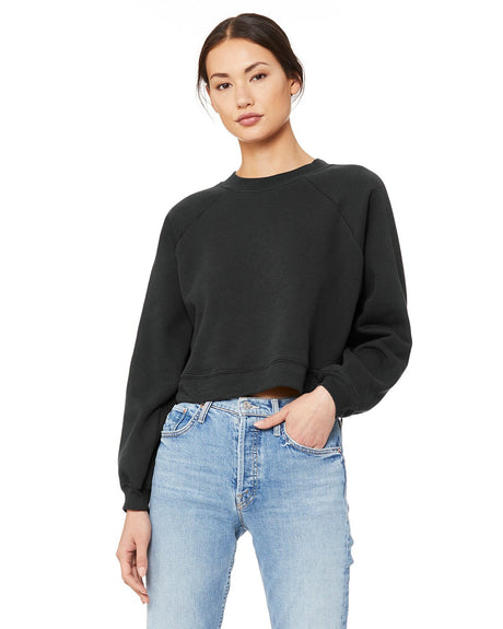 Bella + Canvas® Ladies Raglan Pullover Fleece