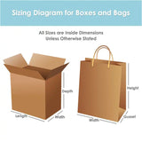 Strong 10x8x4 Inch Corrugated Box Easy Fold and Tuck Assembly & Lightweight Design