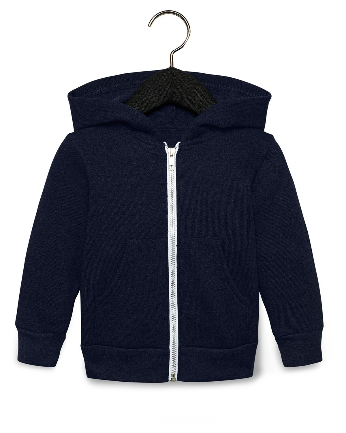 Bella + Canvas® Toddler Sponge Fleece Full Zip Hooded Sweatshirt