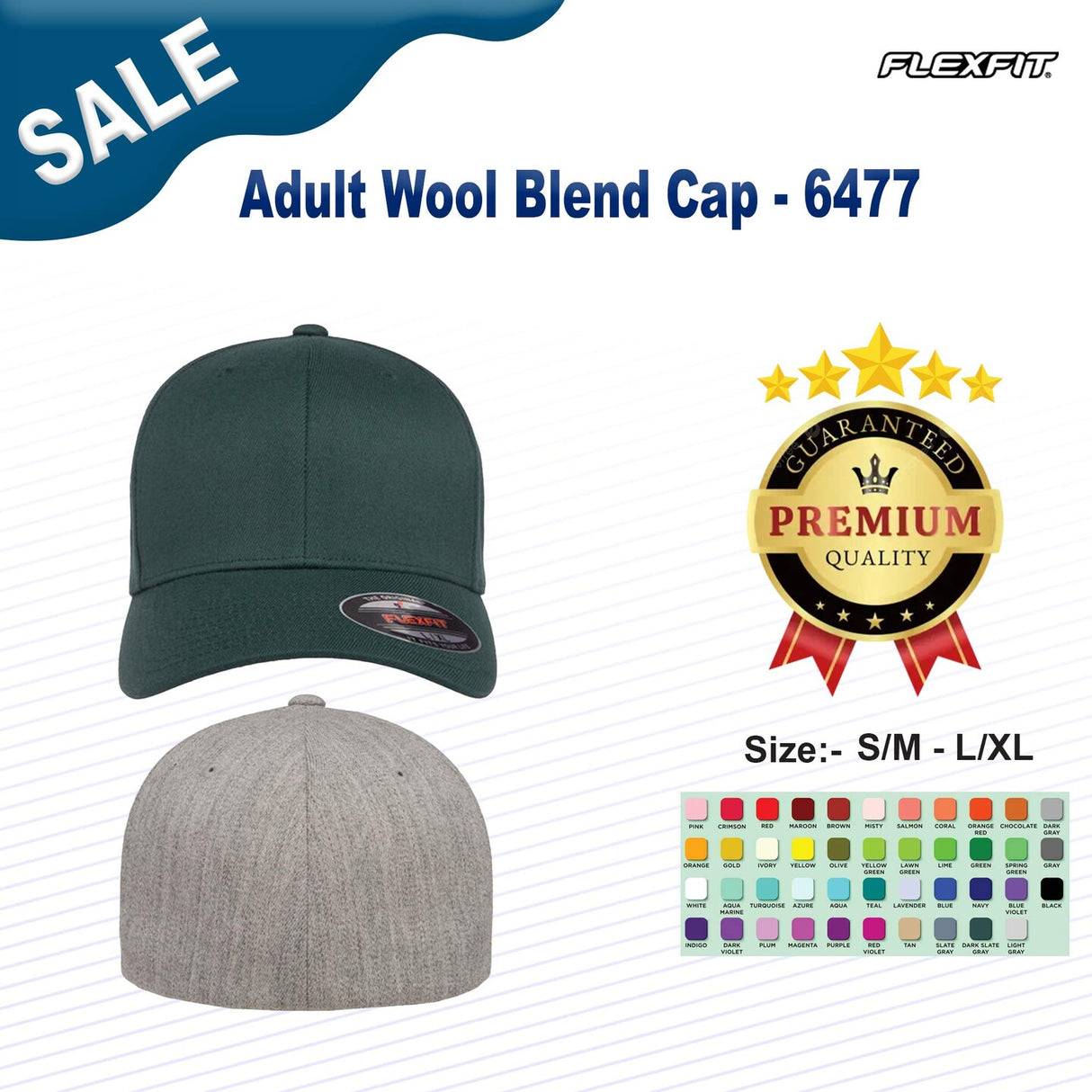 Flexfit® Adult Wool Blend Cap