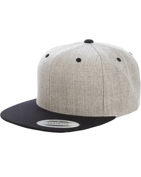 YP Classics® Flat Visor Classic Two-Tone Snapback Cap