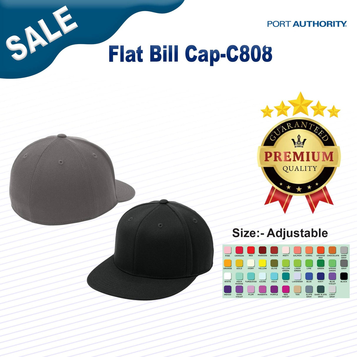 Port Authority® Flat Bill Cap