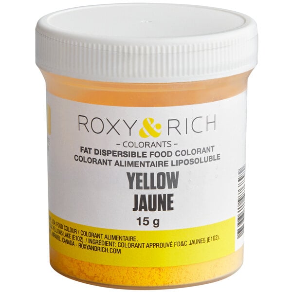 Roxy & Rich Yellow Fat Dispersible Dust 15 grams