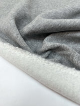 Cotton French Terry Melange Gray