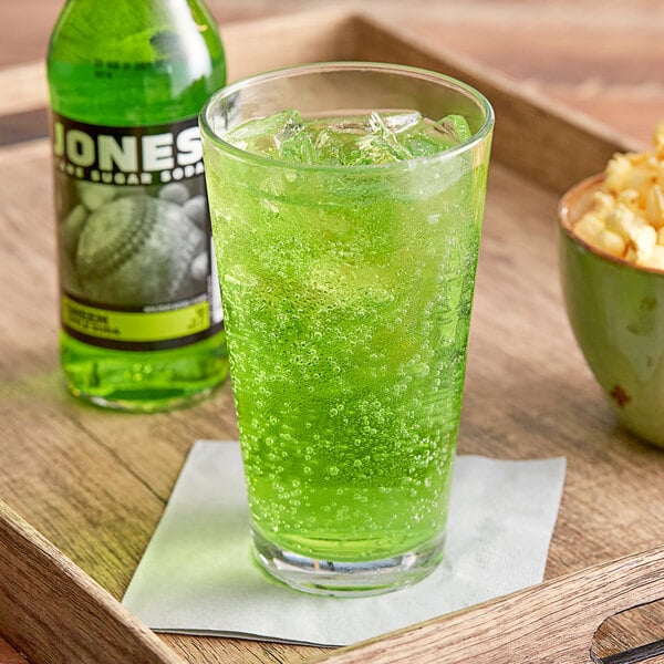 Jones Green Apple Soda 12 oz. - 24/Case