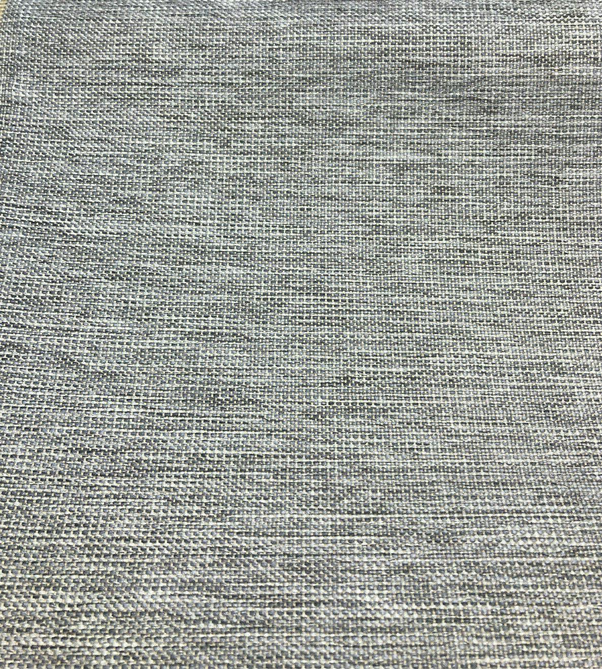 P Kaufmann Eon Chenille Upholstery Fabric - Smoke Silver Tweed, 56" Width (1 Yard)