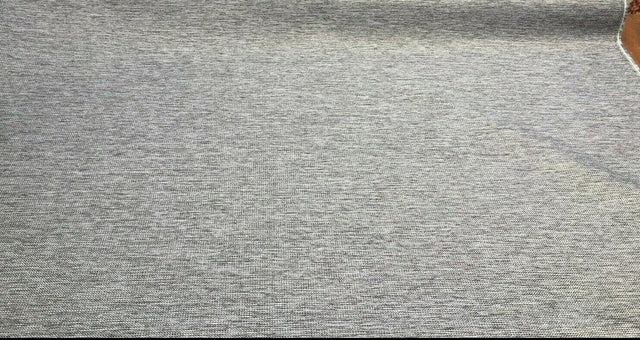 P Kaufmann Eon Chenille Upholstery Fabric - Smoke Silver Tweed, 56" Width (1 Yard)