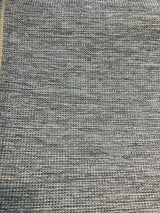 P Kaufmann Eon Chenille Upholstery Fabric - Smoke Silver Tweed, 56" Width (1 Yard)