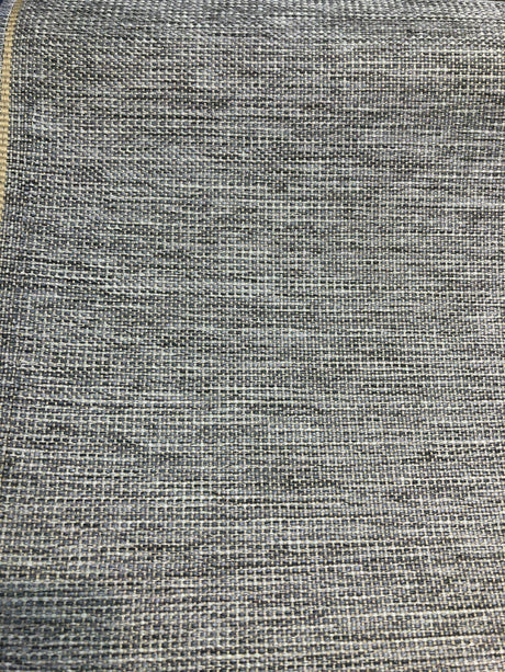 P Kaufmann Eon Chenille Upholstery Fabric - Smoke Silver Tweed, 56" Width (1 Yard)