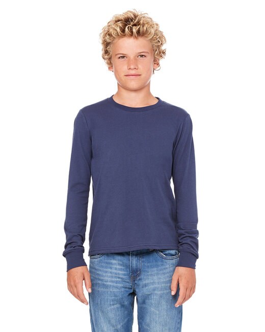 BELLA + CANVAS® Youth Jersey Long Sleeve Tee - 3501Y