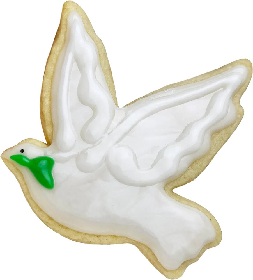 Ann Clark Peace Dove Bird Cookie Cutter 4"