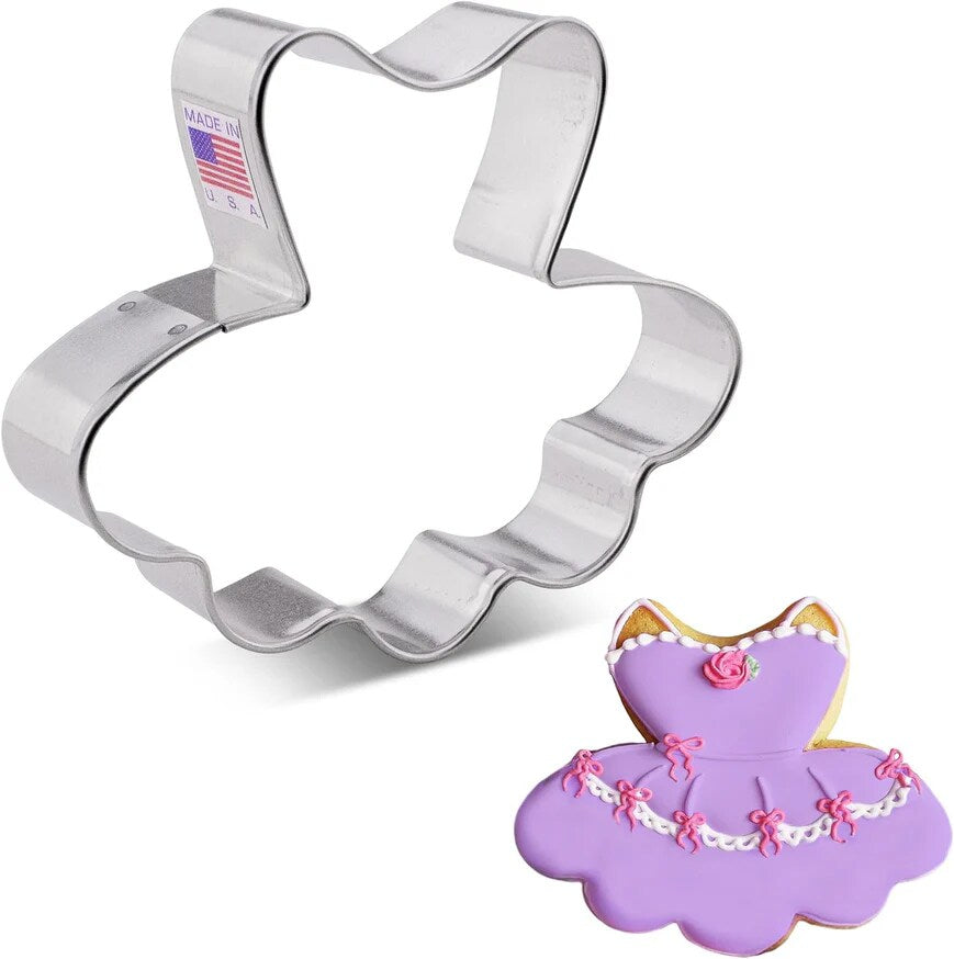 Ann Clark Tutu Ballet Dance Cookie Cutter 3.5"