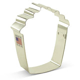 Ann Clark Bucket of Popcorn Cookie Cutter 3 1/2" x 3 1/4"