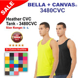 BELLA + CANVAS® Heather CVC Tank - 3480CVC