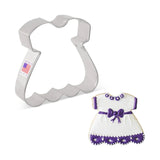 Ann Clark Baby Dress Cookie Cutter, 3.75"