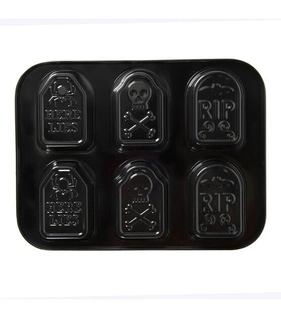 Nordic Ware Halloween Tombstone Cakelette Pan - Black