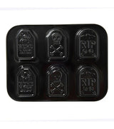 Nordic Ware Halloween Tombstone Cakelette Pan - Black