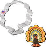 Ann Clark Front Facing Turkey Cookie Cutter, 3.75"