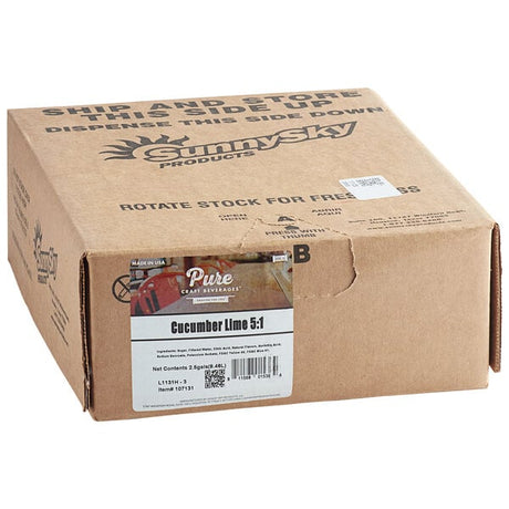 Pure Craft Beverages Cucumber Lime Beverage / Soda Syrup 2.5 Gallon Bag in Box