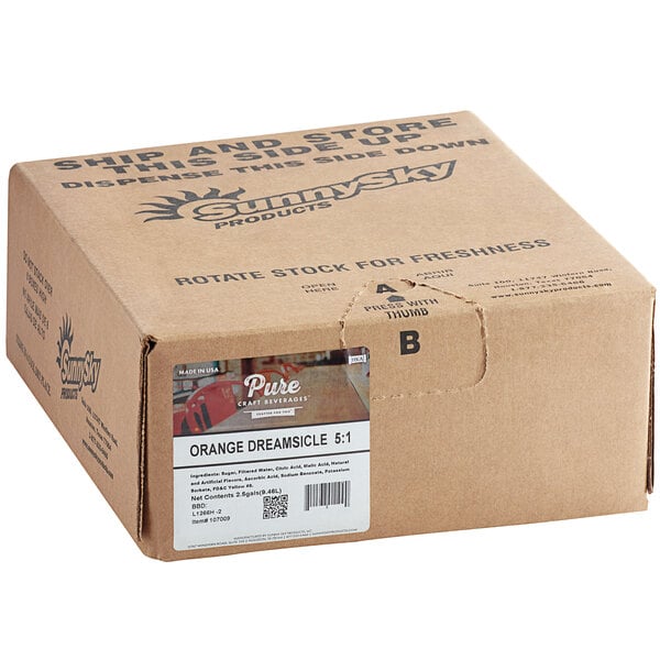 Pure Craft Beverages Orange Dreamsicle Beverage / Soda Syrup 2.5 Gallon Bag in Box
