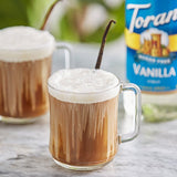 Torani Sugar-Free Vanilla Flavoring Syrup - 750 mL Glass Bottle