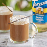 Torani Sugar-Free French Vanilla Flavoring Syrup 750 mL Glass Bottle
