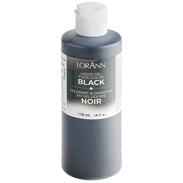 LorAnn Oils Black Liquid Gel Food Coloring - 4 fl. oz.
