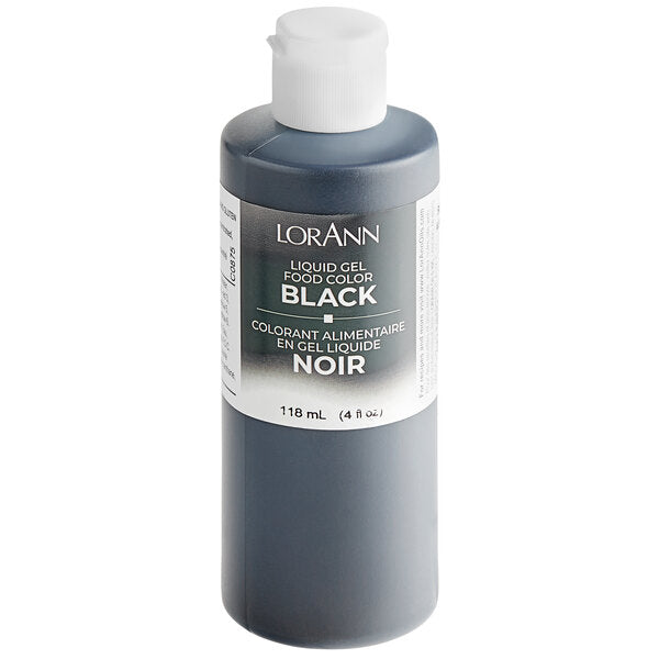 LorAnn Oils Black Liquid Gel Food Coloring - 4 fl. oz.