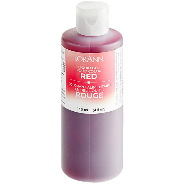 LorAnn Oils Red Liquid Gel Food Coloring - 4 fl. oz.