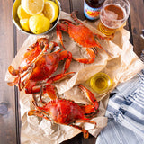 Chesapeake Crab Connection Large/Extra Large 6" - 7" Non-Seasoned Steamed Blue Crab - 1 Bushel