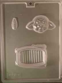 Lamb Pour Box Chocolate Mold - ECE943