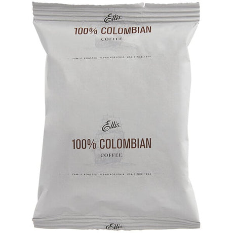 Ellis 100% Colombian Coffee Packet 2.5 oz. - 128/Case