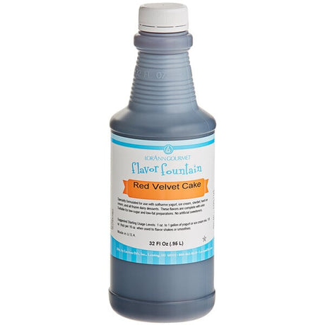 LorAnn Red Velvet Flavor Fountain Syrup 32 fl. oz.