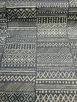 P Kaufmann Studio Bamako Stripe Nightfall Chenille Fabric - Nightfall Stripe, 54" Width (1 Yard)