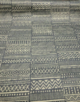 P Kaufmann Studio Bamako Stripe Nightfall Chenille Fabric - Nightfall Stripe, 54" Width (1 Yard)