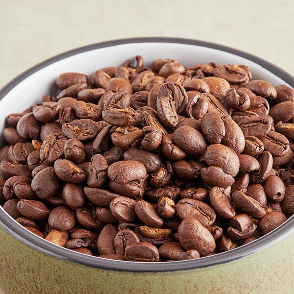 Ellis 100% Colombian Whole Bean Coffee 2 lb. - 5/Case