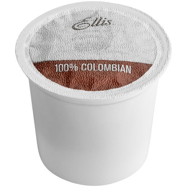 Ellis 100% Colombian Coffee Single Serve Cups - 24/Box