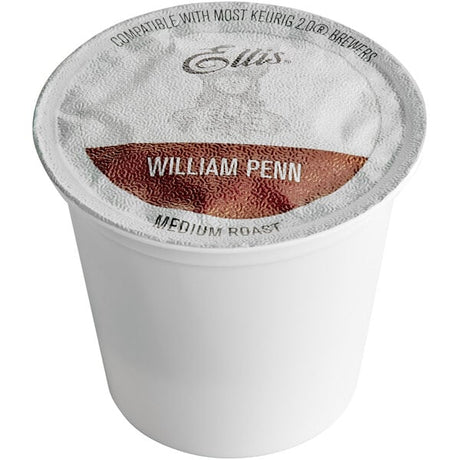 Ellis William Penn Coffee Single Serve Cups - 24/Box