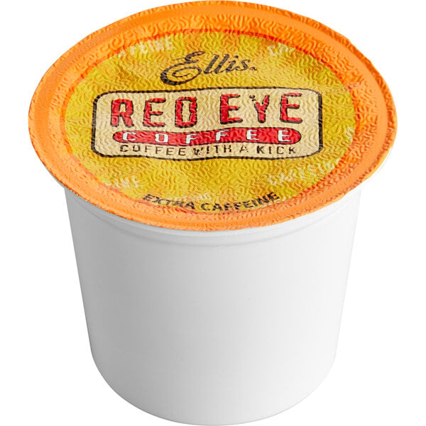 Ellis Red Eye High Caffeine Coffee Single Serve Cups - 24/Box