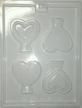 Heart On Stand Chocolate Mold
