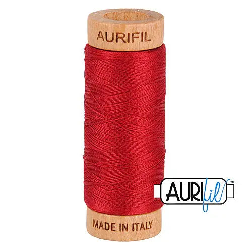Cotton Thread 80wt Red Wine Aurifil Spool