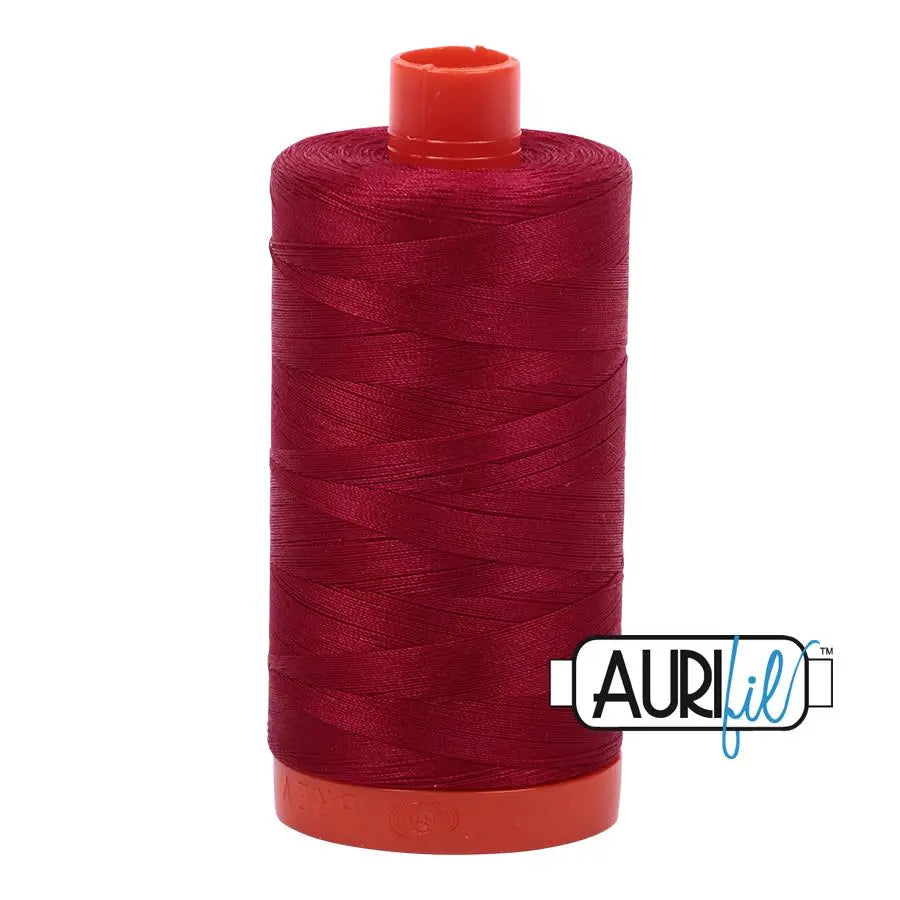 Cotton Thread 50wt Red Wine Large Spool