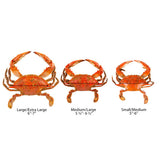 Chesapeake Crab Connection Large/Extra Large 6" - 7" Non-Seasoned Steamed Blue Crab - 1/2 Bushel