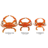 Chesapeake Crab Connection Large/Extra Large 6" - 7" Lightly Seasoned Steamed Blue Crab - 1 Bushel
