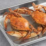 Chesapeake Crab Connection Large/Extra Large 6" - 7" Lightly Seasoned Steamed Female Crab - 12/Case