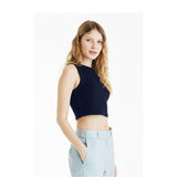 Bella + Canvas® Ladies Micro Rib Muscle Crop Tank