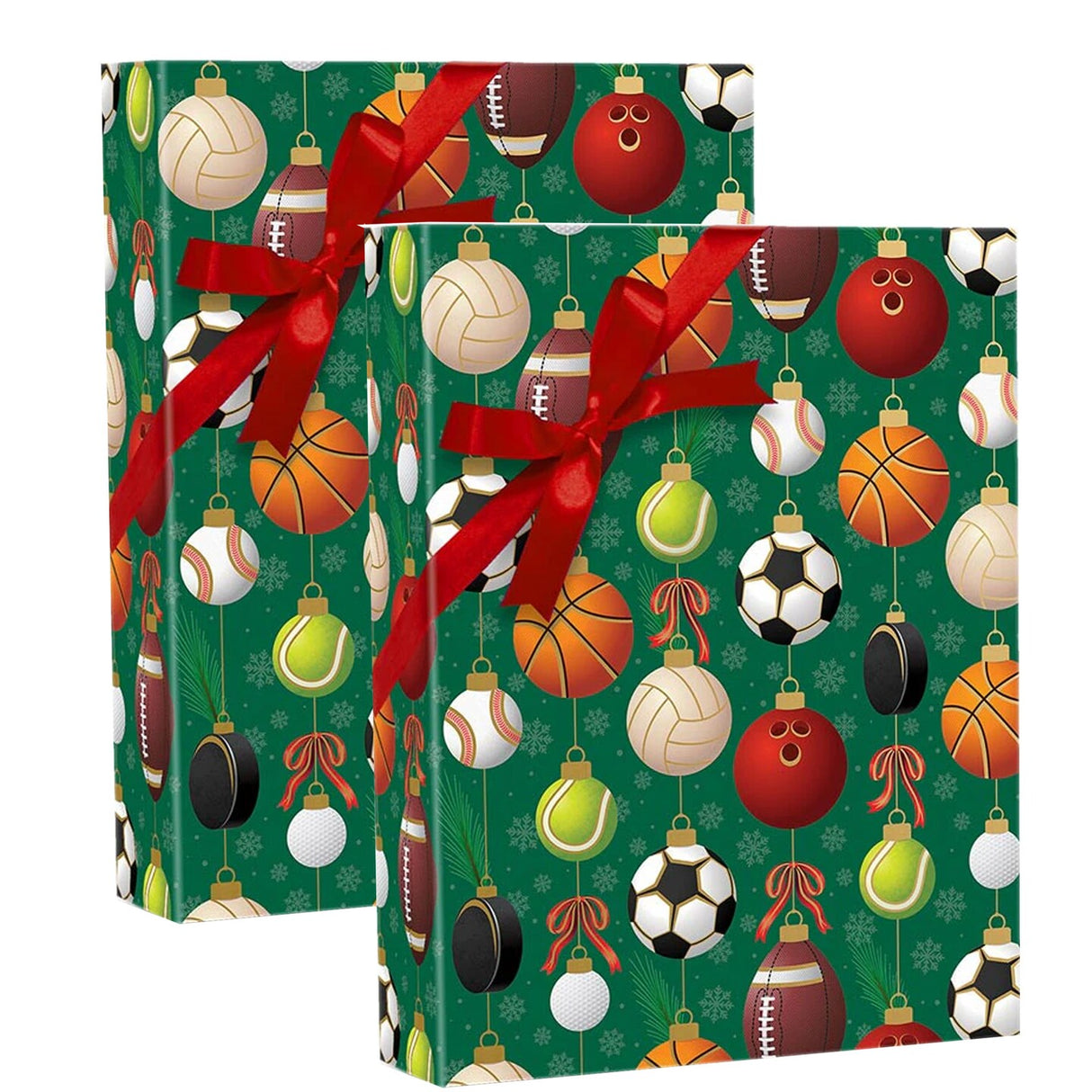 Colorful Ornament Gift Wrap Roll 30" x 208' 1 Roll